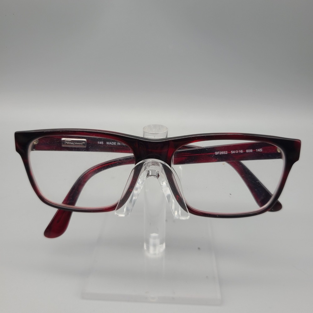 Salvatore Ferragamo SF2652 Burgundy Tortoise Eyeglasses Frames 54-16-145 Italy
